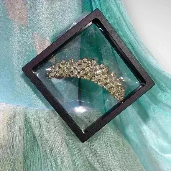 Princess Costume with Crown and Cape Ana Elsa Frozen Medium Child + Crown - Picture 7 of 14